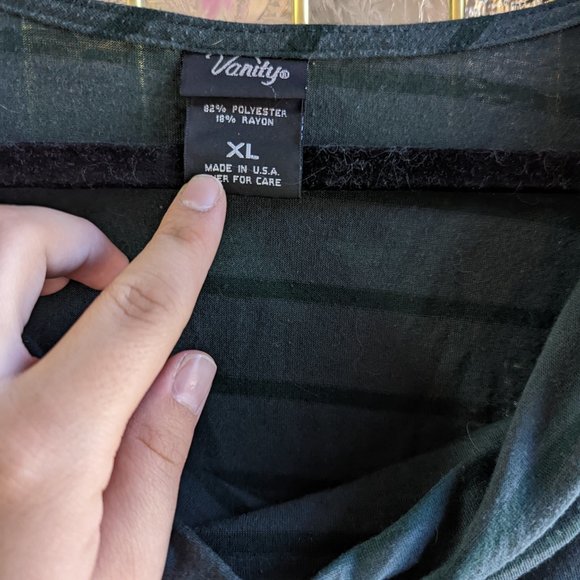 Vanity Striped Cowl Neck Top - Picture 2 of 8